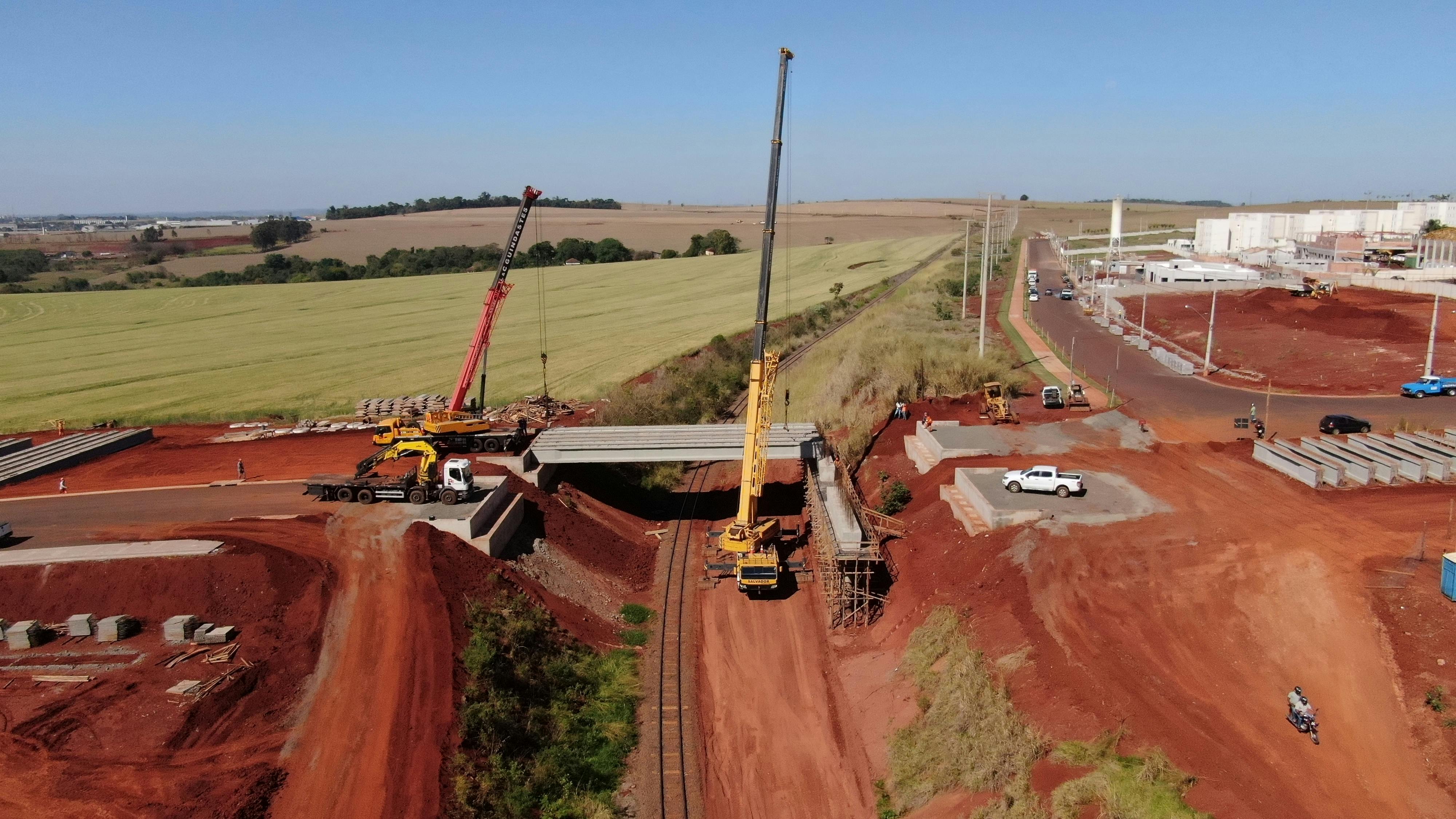 Infrastructure and construction — roads, bridges, commercial buildings under construction