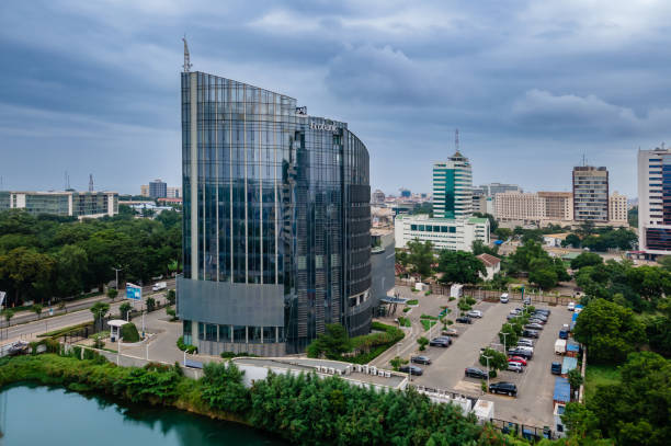 Ghana business market entry — corporate office building in Accra, professional business environment