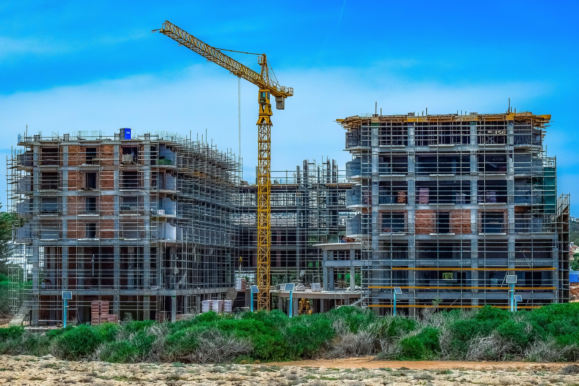 Ghana infrastructure investment — construction site, industrial development project