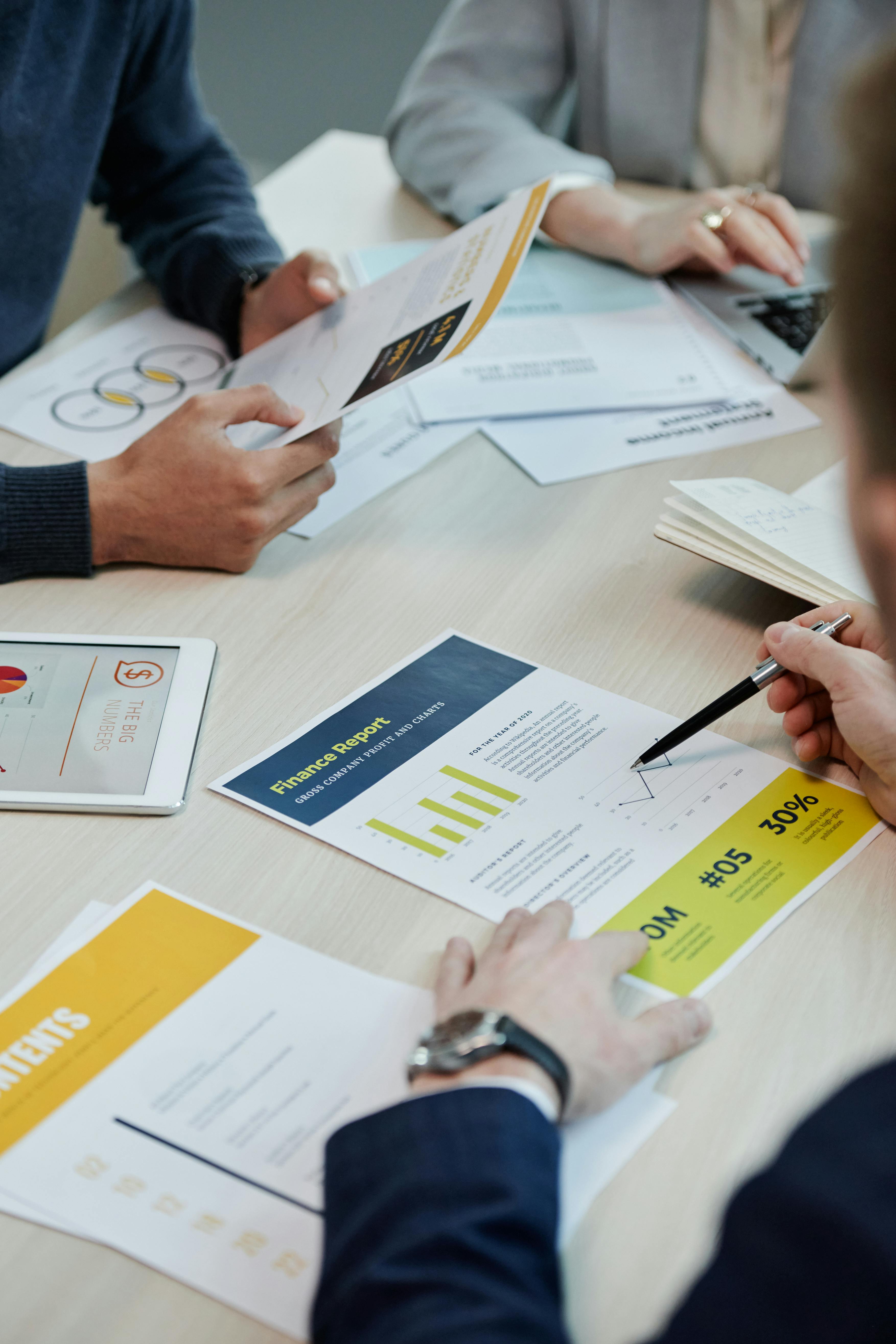 Business partners in discussion — professional meeting in corporate setting